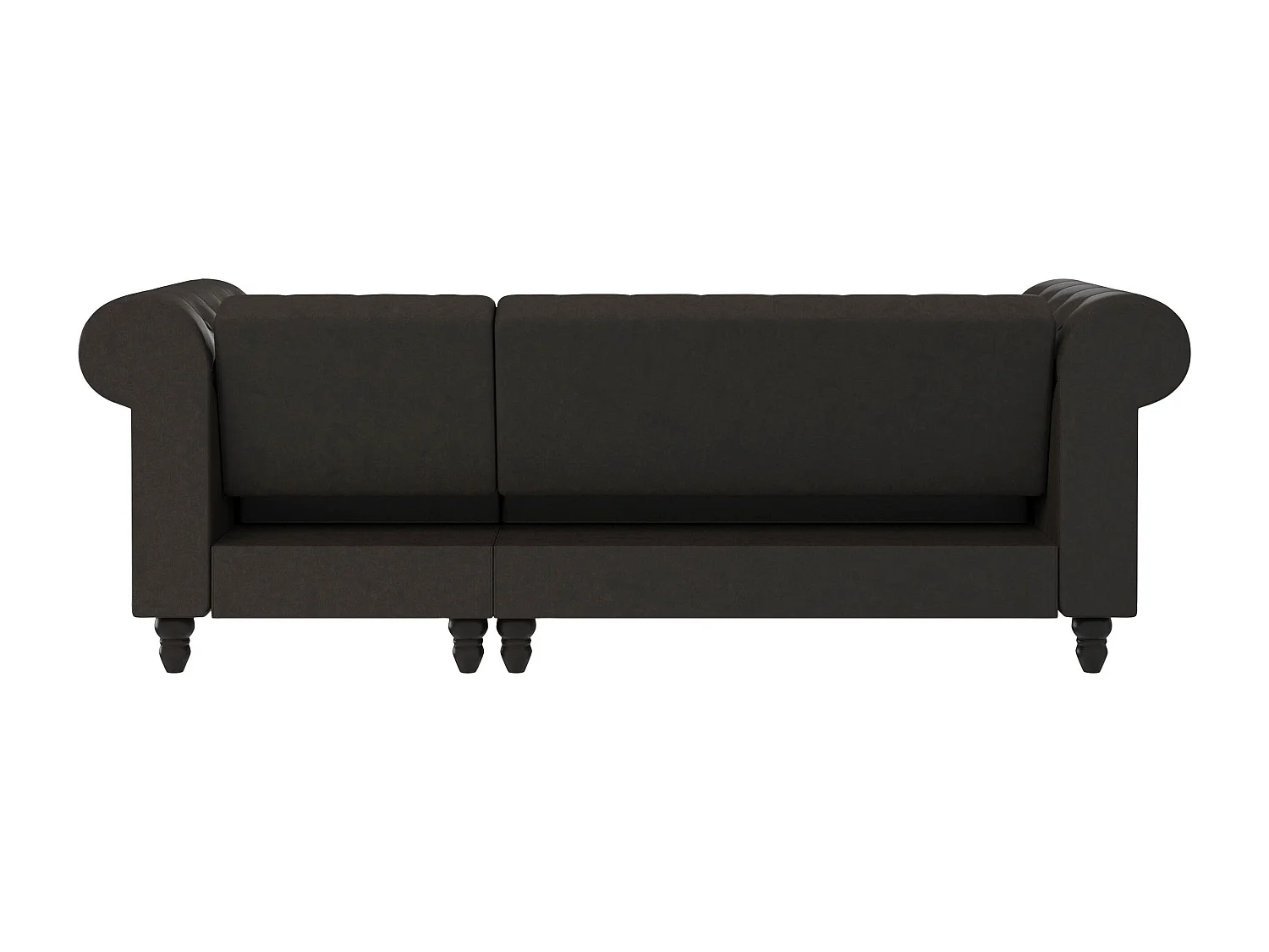 Felix | Slaapbank Chaise Longue in Microvezel Antraciet