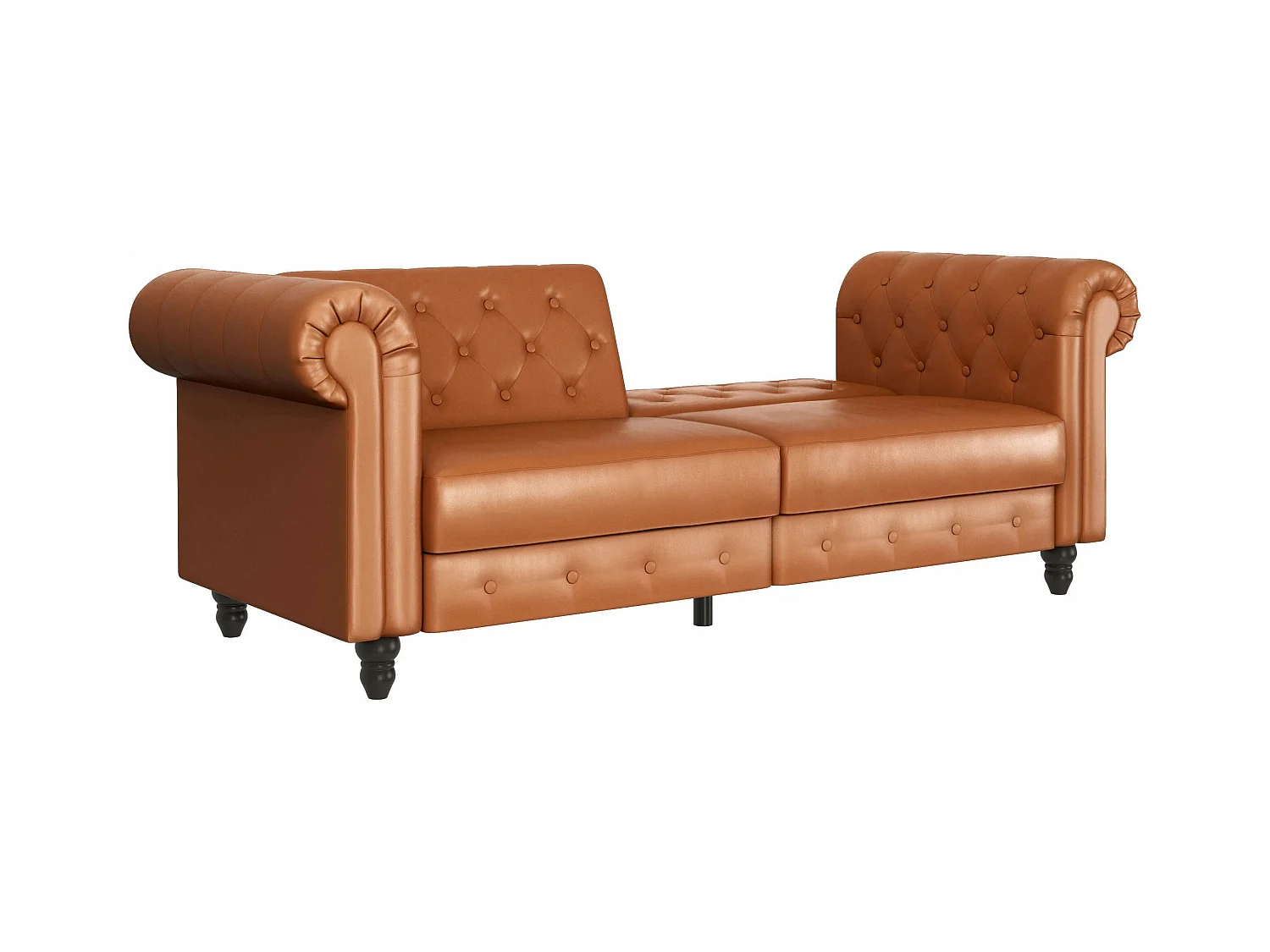 Felix | Slaapbank 3 zits in PU cognac
