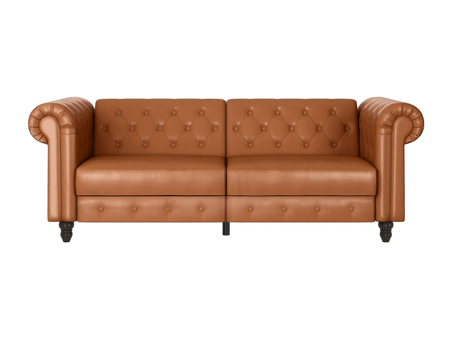 Felix | Slaapbank 3 zits in PU cognac