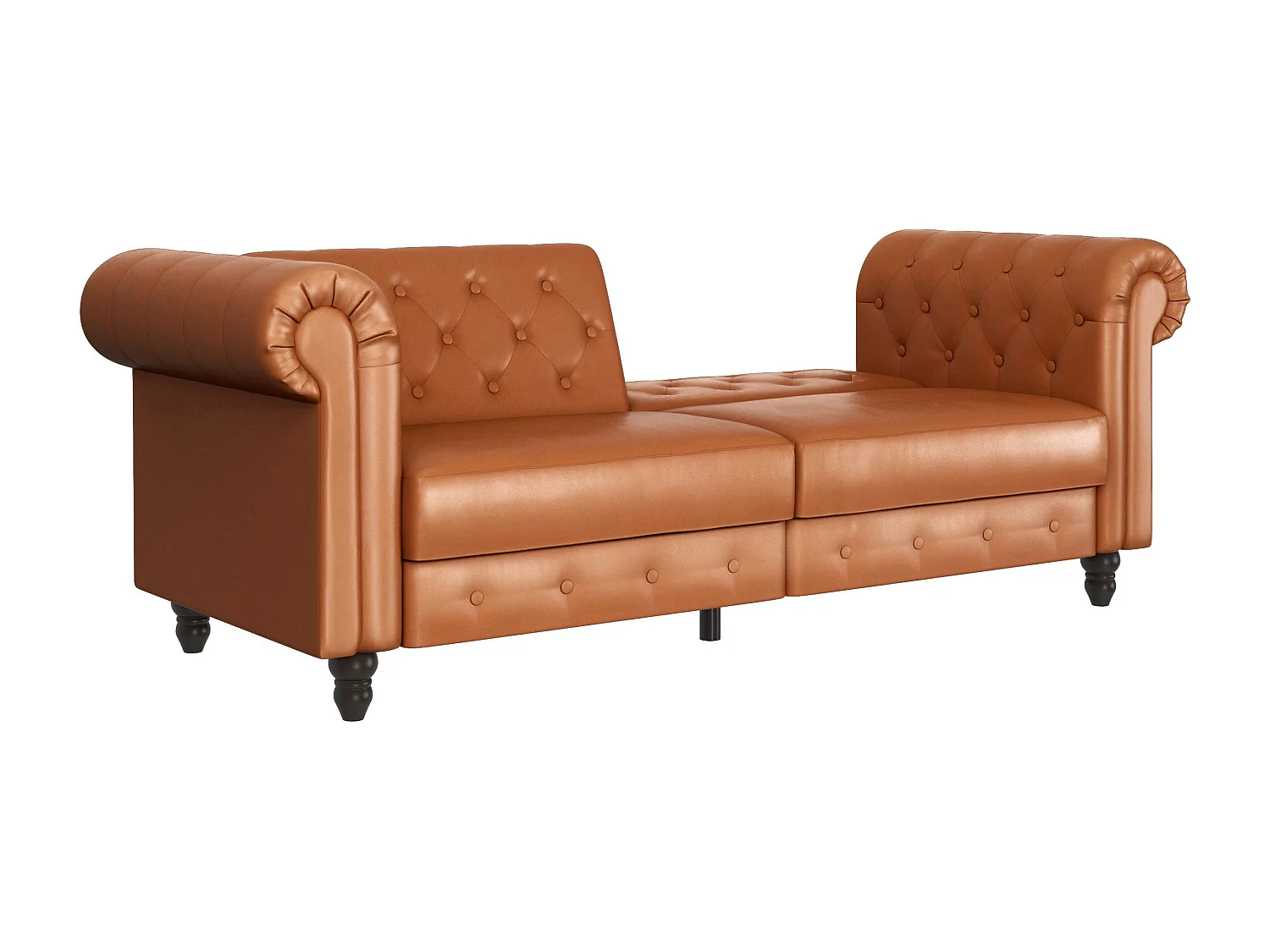 Felix | Slaapbank 3 zits in PU cognac