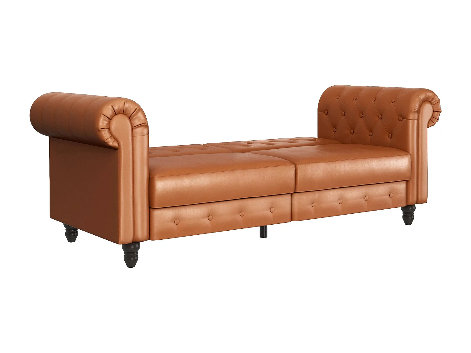 Felix | Slaapbank 3 zits in PU cognac