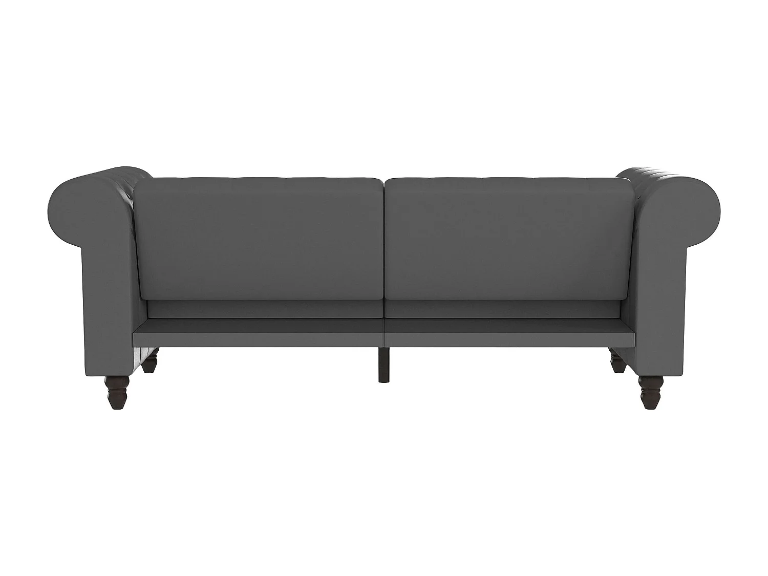 Felix | Canapé-lit 3 places en PU gris