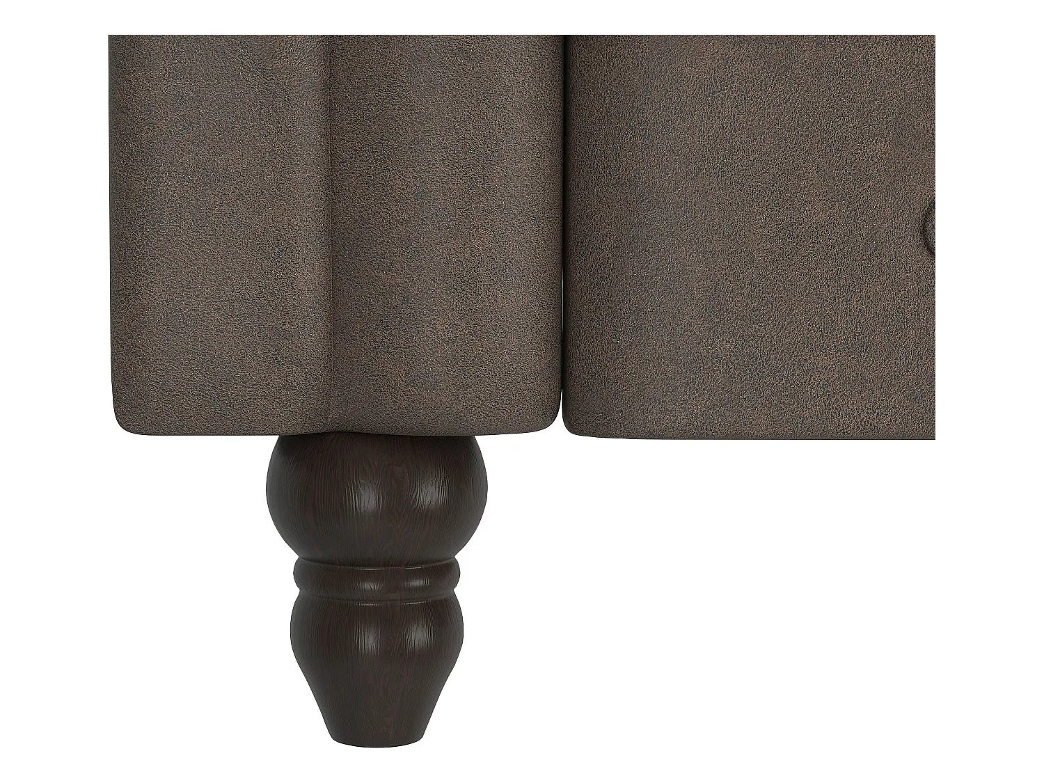 Felix | Sofá Cama 3 Plazas Microfibra Marrón Oscuro