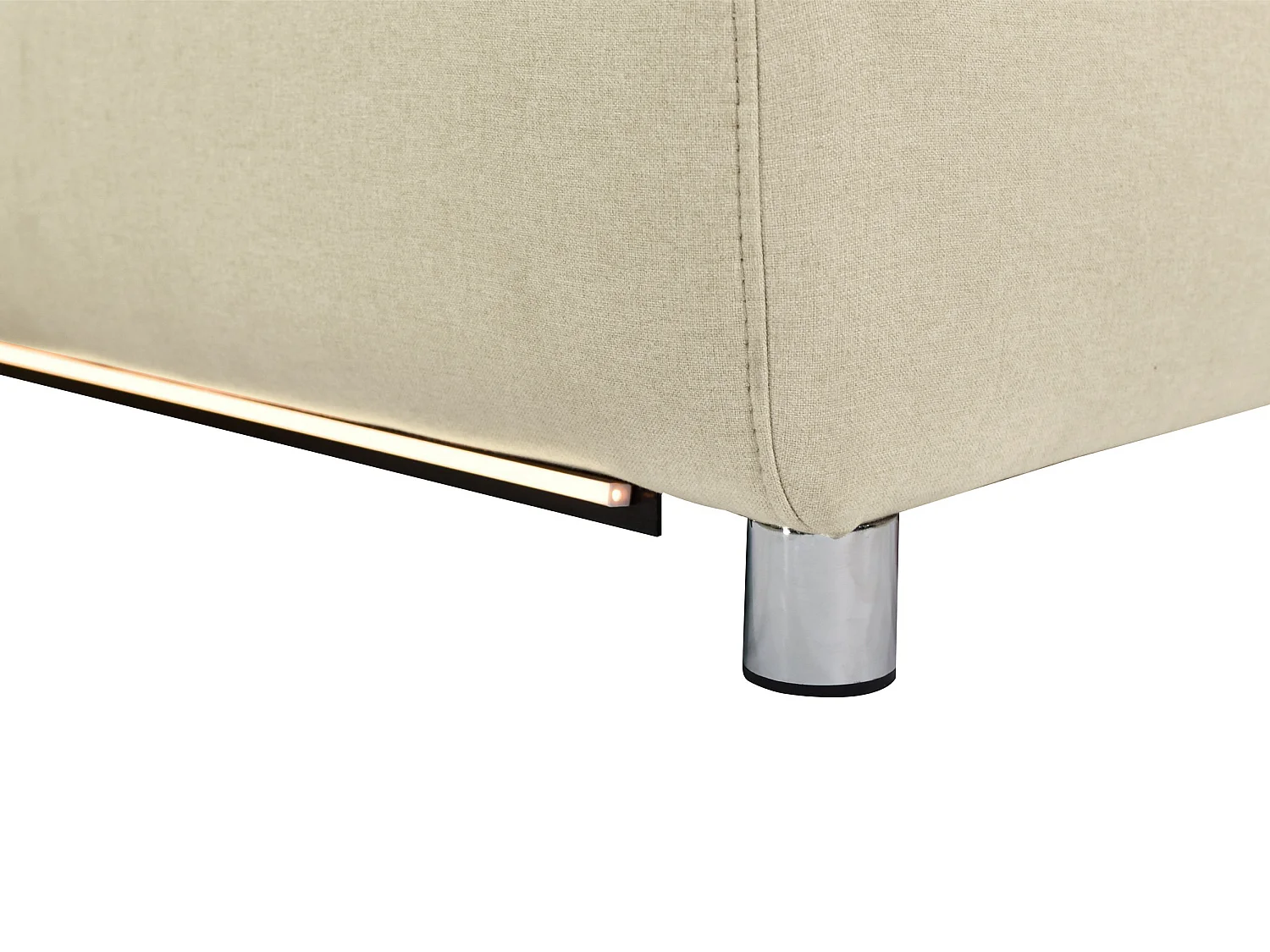 Pareli | Canapé 3 places avec fonction électrique en tissu sand