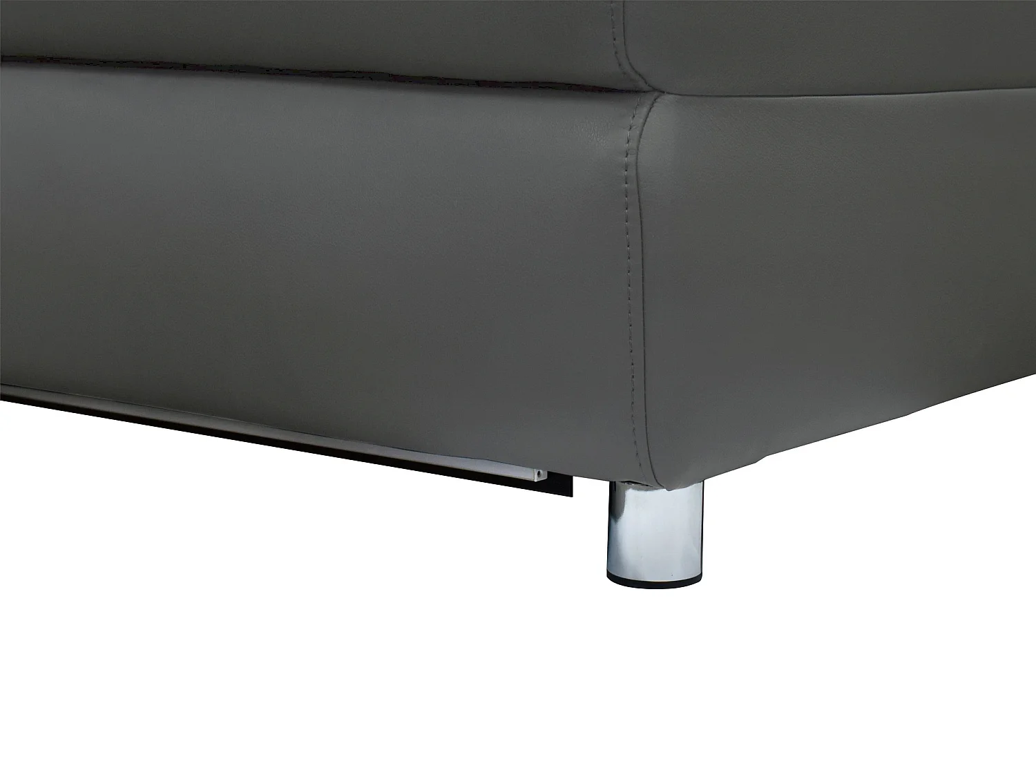 Pareli | Canapé 2 places avec fonction électrique en PU/cuir gris