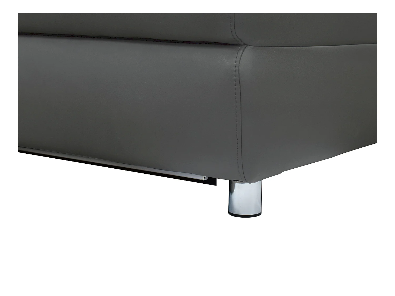 Pareli | Canapé 2 places avec fonction électrique en PU/cuir gris
