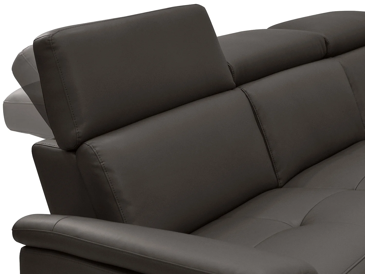 Pareli | Divano 2 posti con funzione relax elettrica in PU/pelle marrone