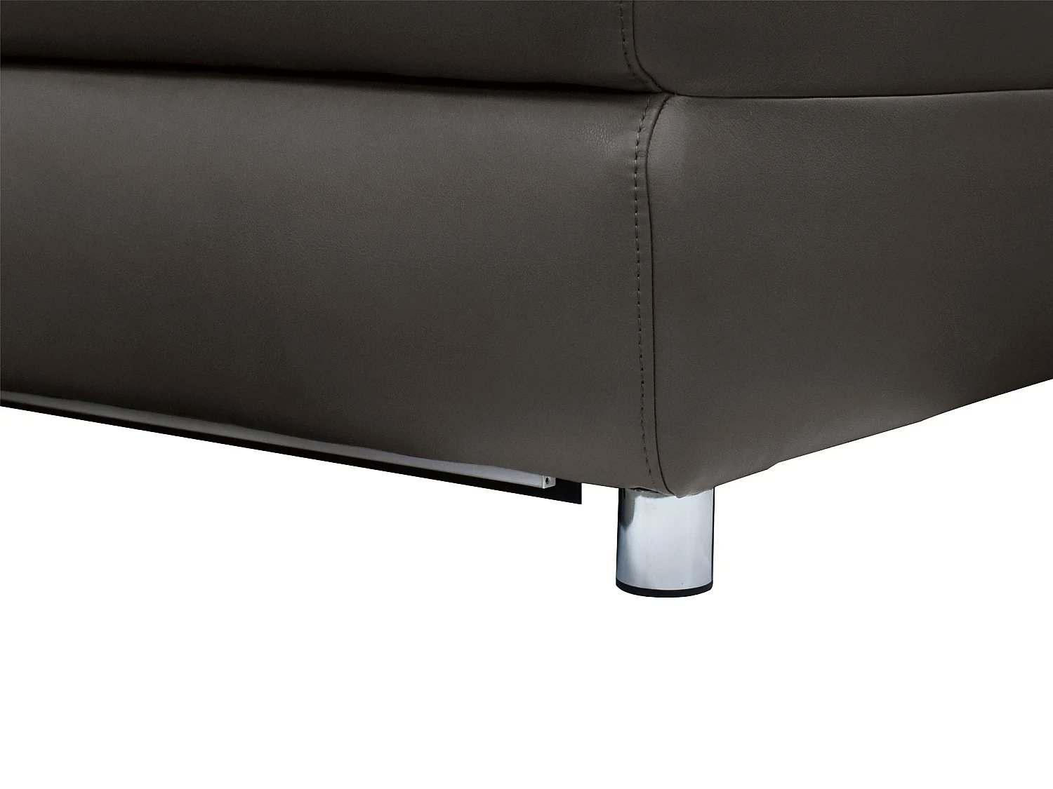 Pareli | Divano 2 posti con funzione relax elettrica in PU/pelle marrone