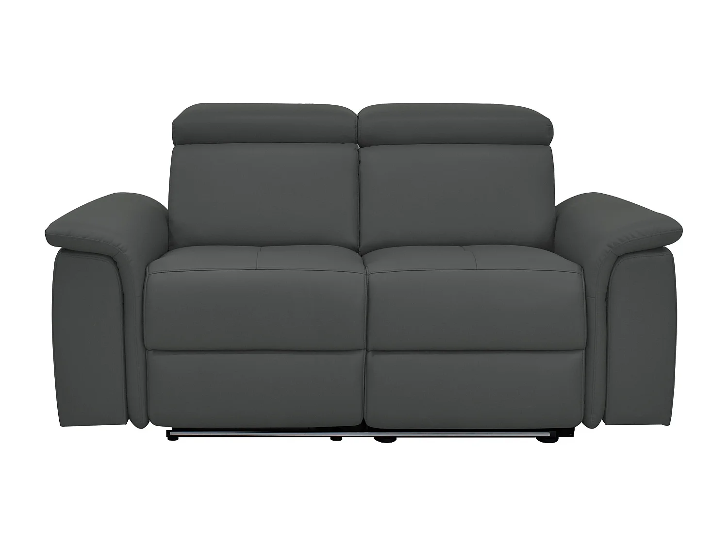 Pareli | Sofa 2 zits met Manuel Relax-functie in PU Grijs