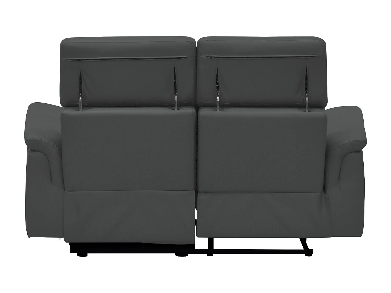 Pareli | Sofa 2 zits met Manuel Relax-functie in PU Grijs