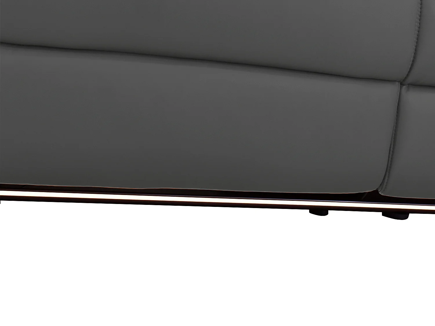 Pareli | Sofa 2 zits met Manuel Relax-functie in PU Grijs