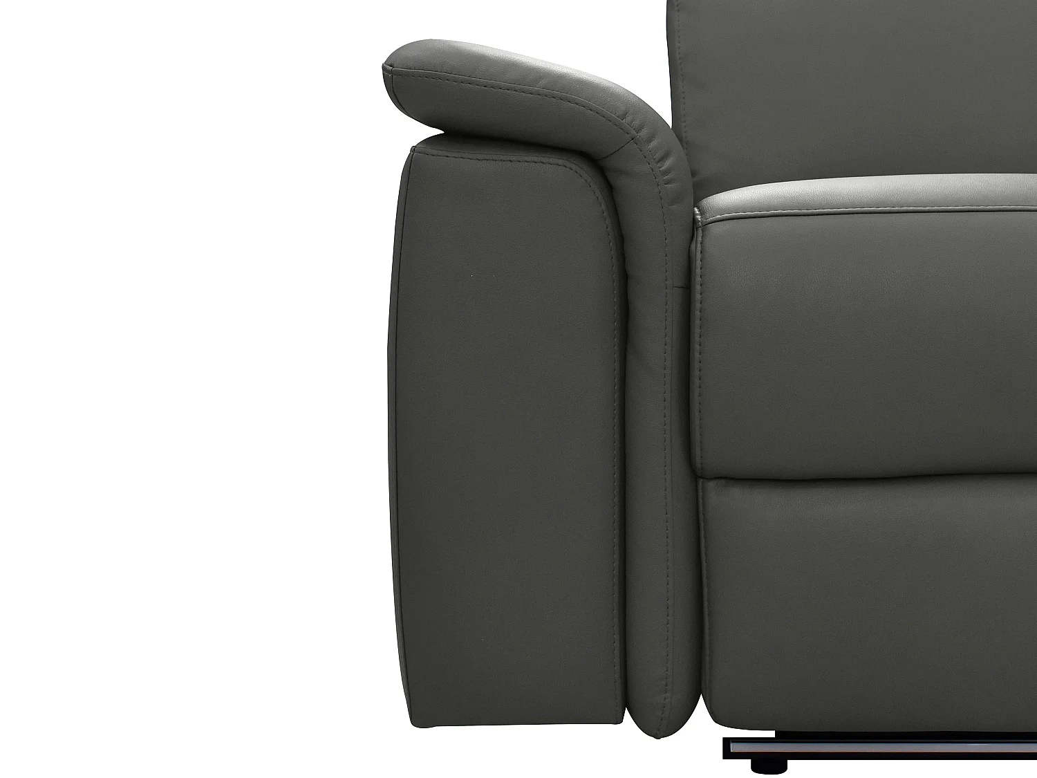 Pareli | Bank 2 zits met elektrische relaxfunctie in PU zwart