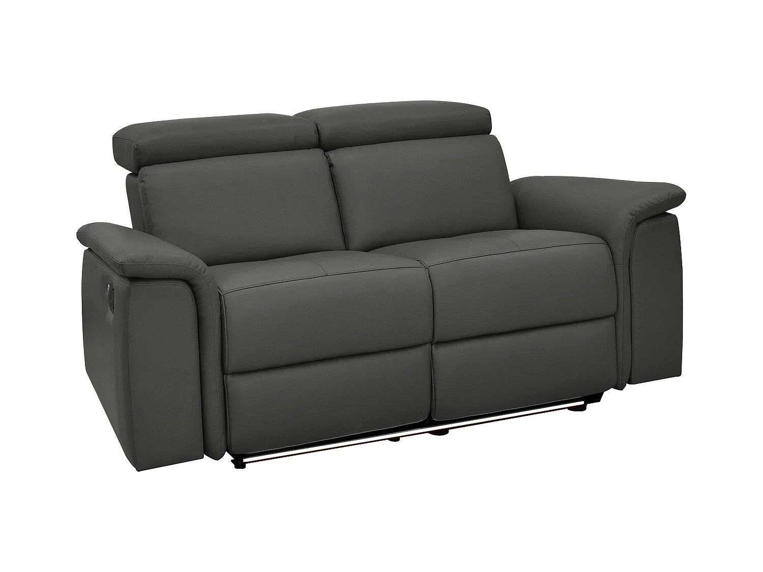 Pareli | Canapé 2 places avec fonction électrique en PU noir