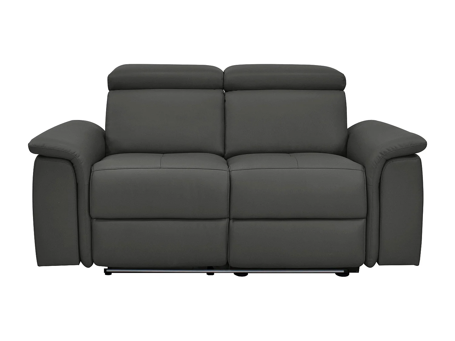 Pareli | Canapé 2 places avec fonction électrique en PU noir