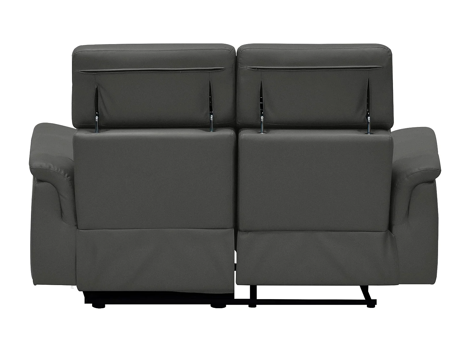 Pareli | Canapé 2 places avec fonction électrique en PU noir