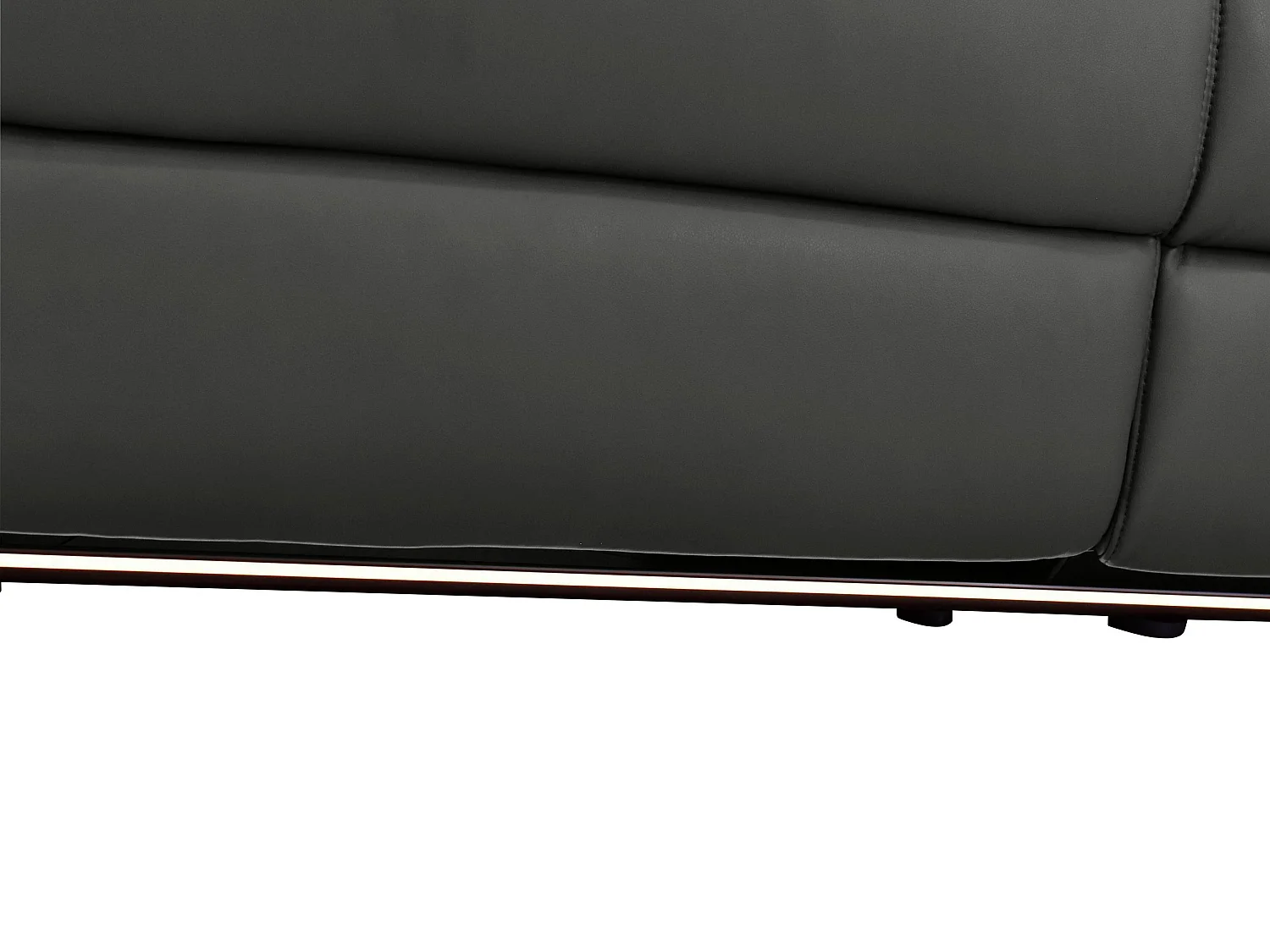 Pareli | Canapé 2 places avec fonction électrique en PU noir