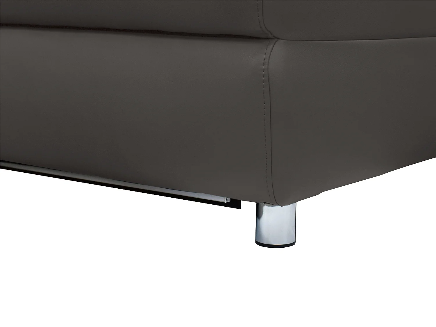 Pareli | Sofa 3 zits met Manuel-functie in PU Bruin