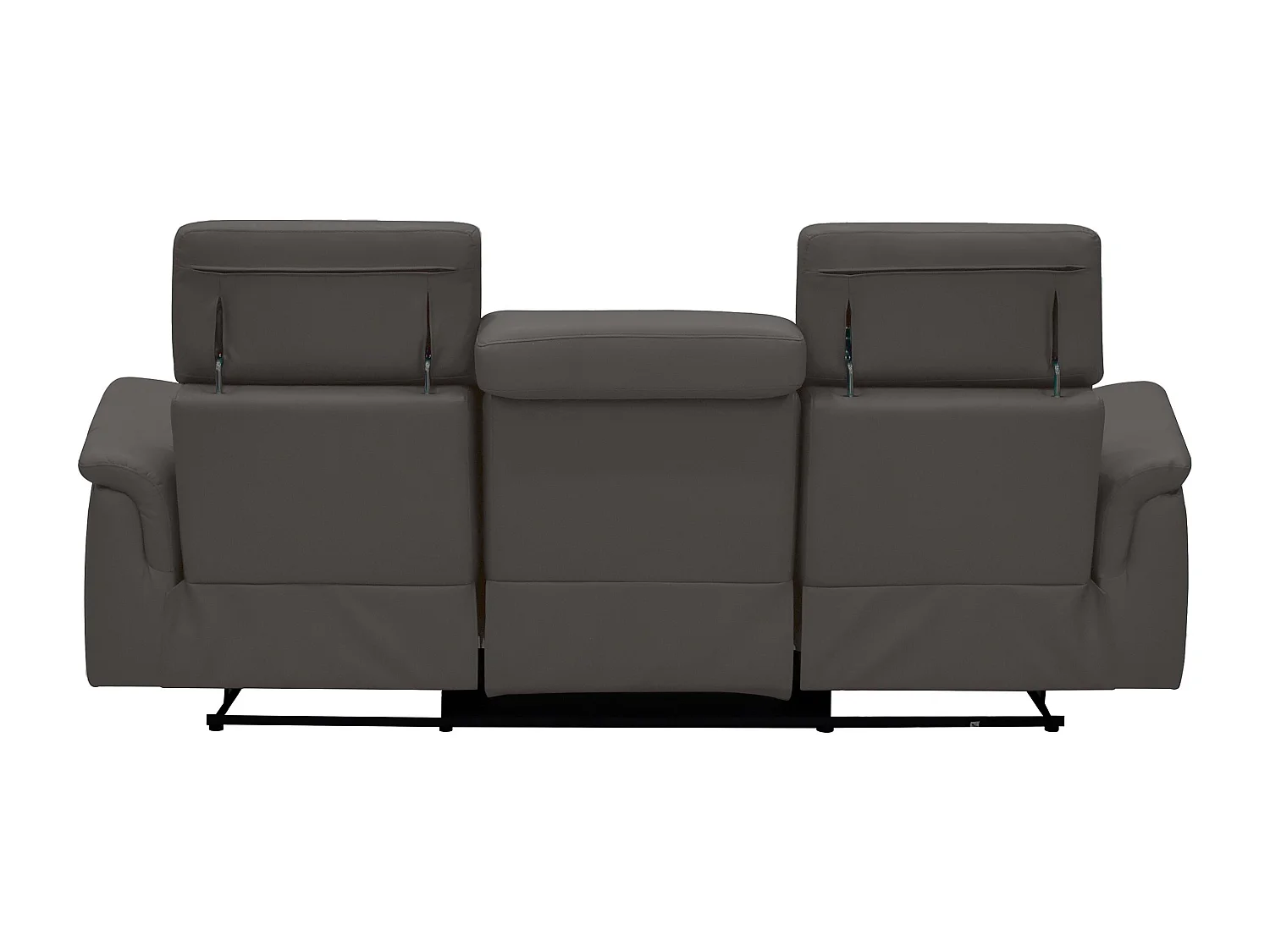 Pareli | Canapé 3 places avec fonction Manuel en PU marron