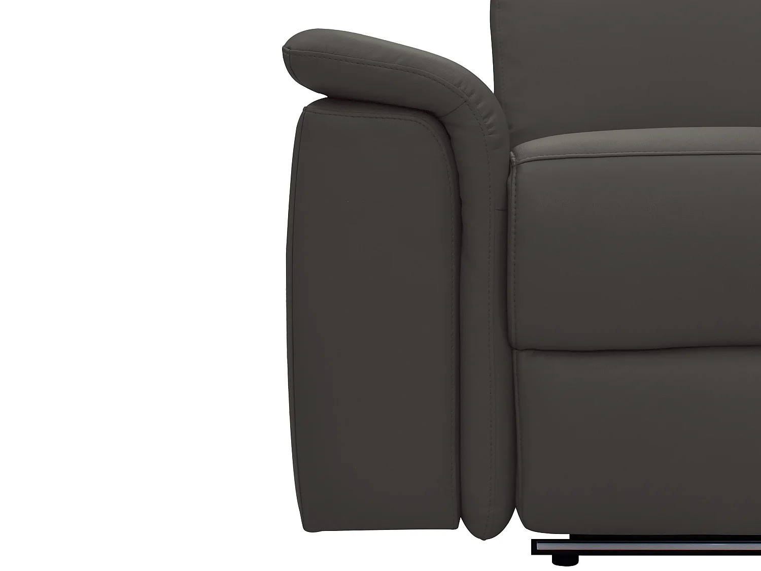 Pareli | Canapé 3 places avec fonction Manuel en PU marron