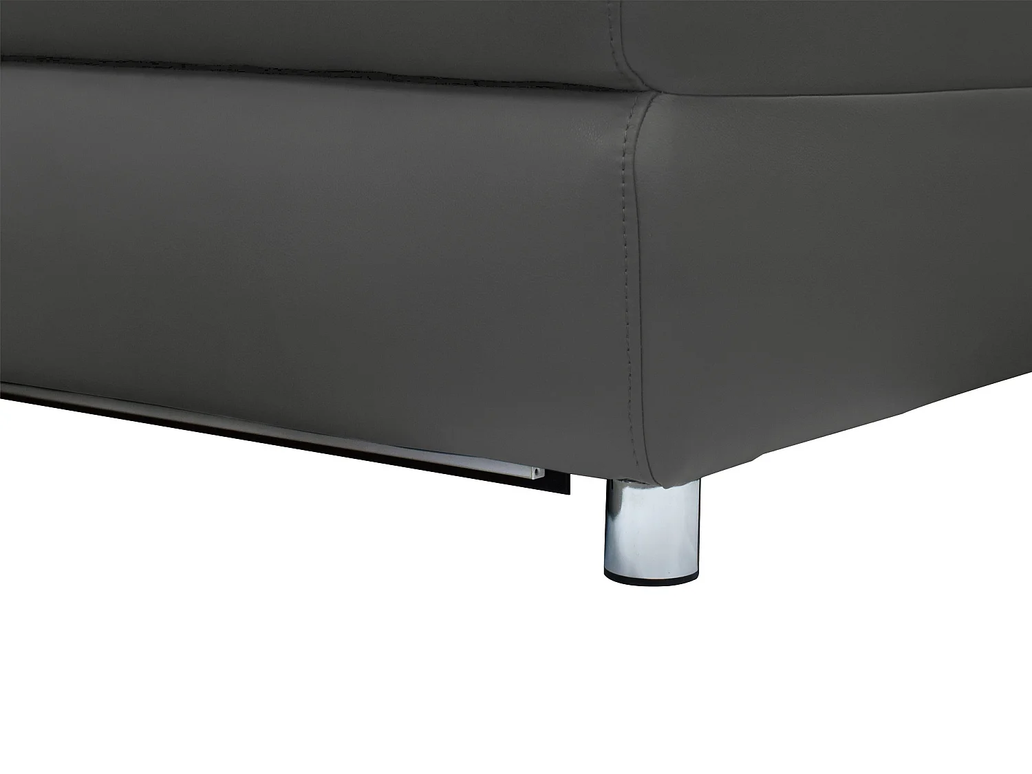 Pareli | Canapé 3 places avec fonction Manuel en PU gris