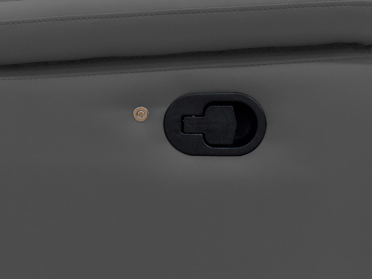 Pareli | Canapé 3 places avec fonction Manuel en PU gris