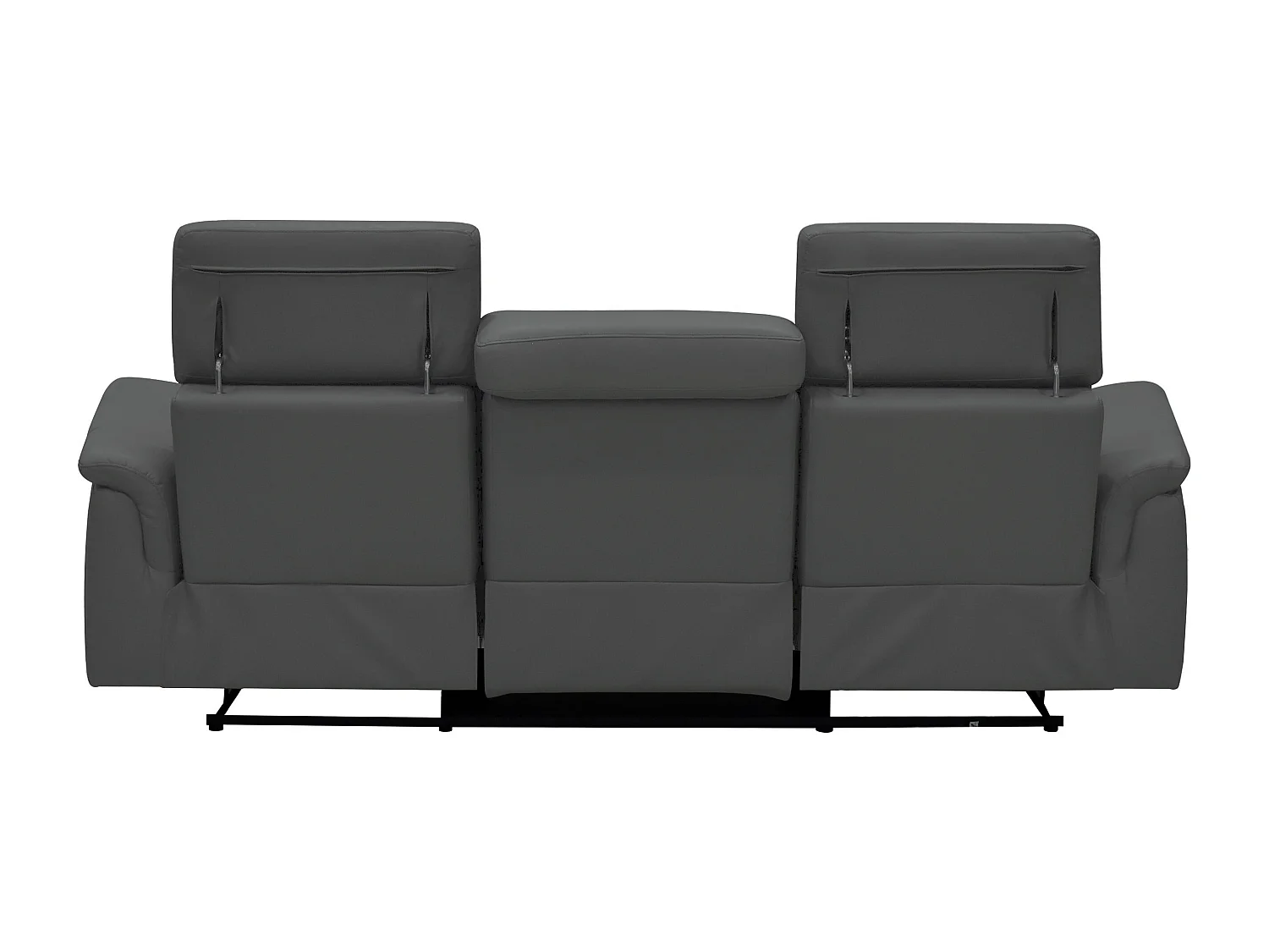 Pareli | Sofa 3 Sitzer Manuel funktion PU Grau