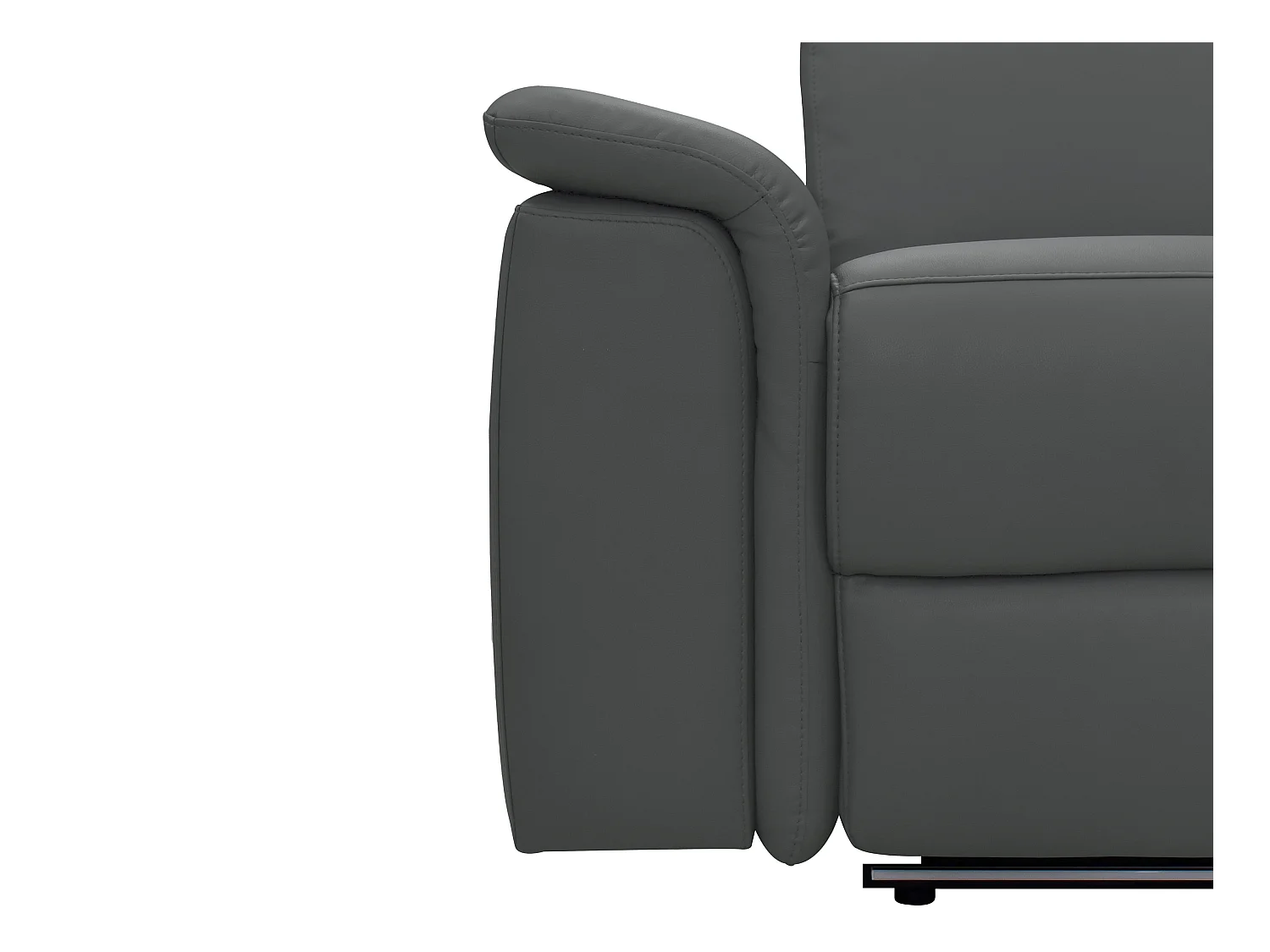 Pareli | Sofa 3 Sitzer Manuel funktion PU Grau