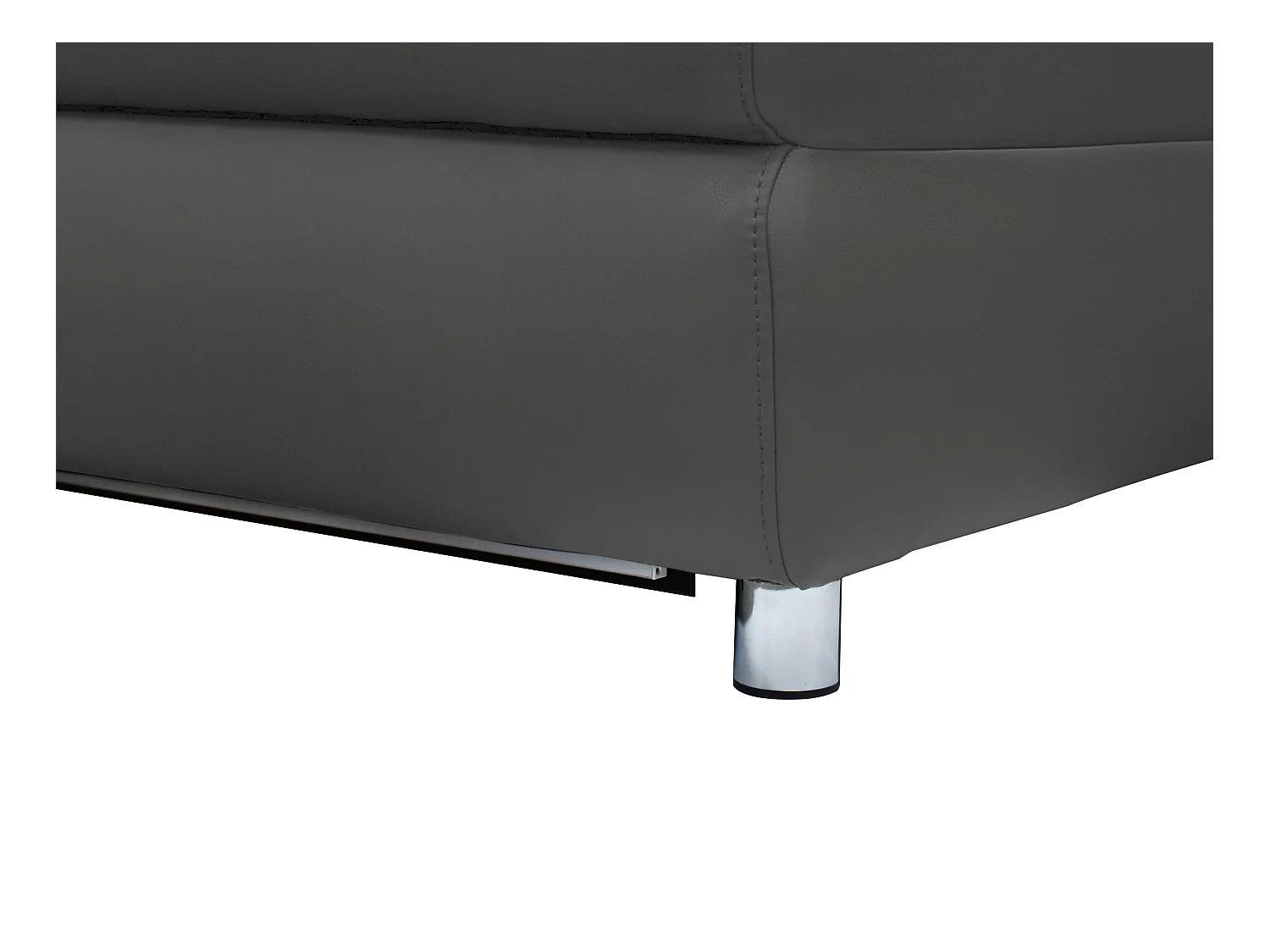 Pareli | Sofa 3 Sitzer Manuel funktion PU Grau