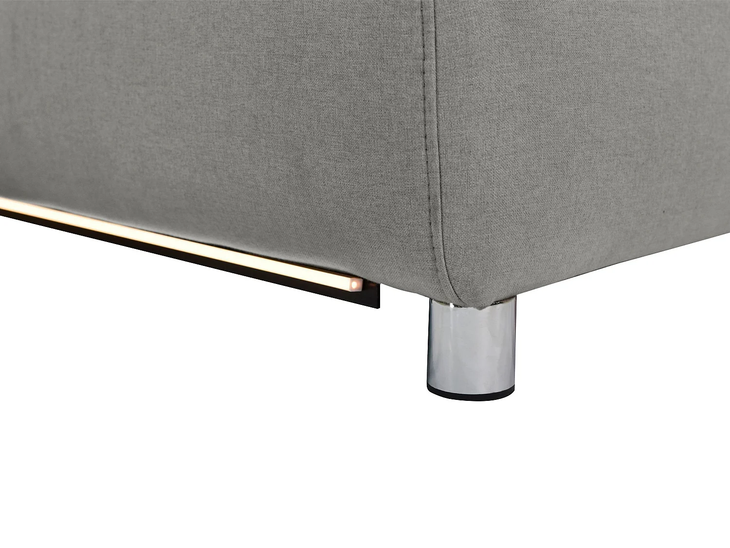 Pareli | Canapé 3 places avec fonction manuel tissu gris