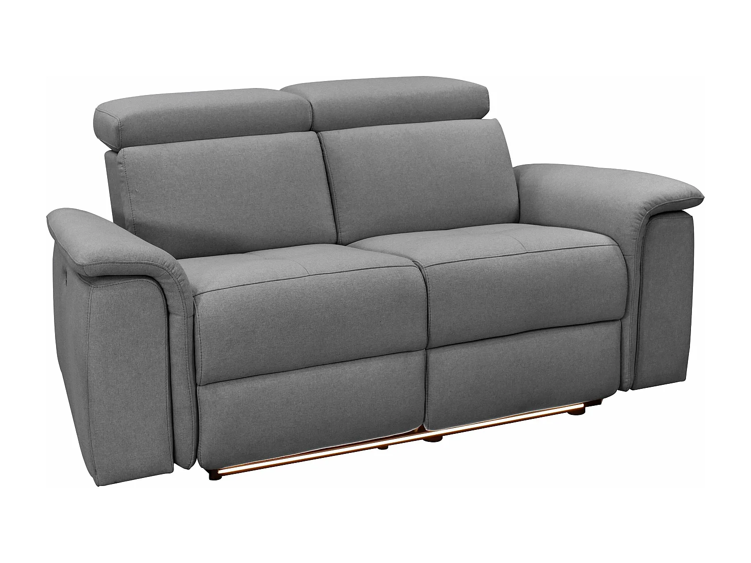 Pareli | Sofa 2 zits met Manuel Relax-functie in stof Antraciet