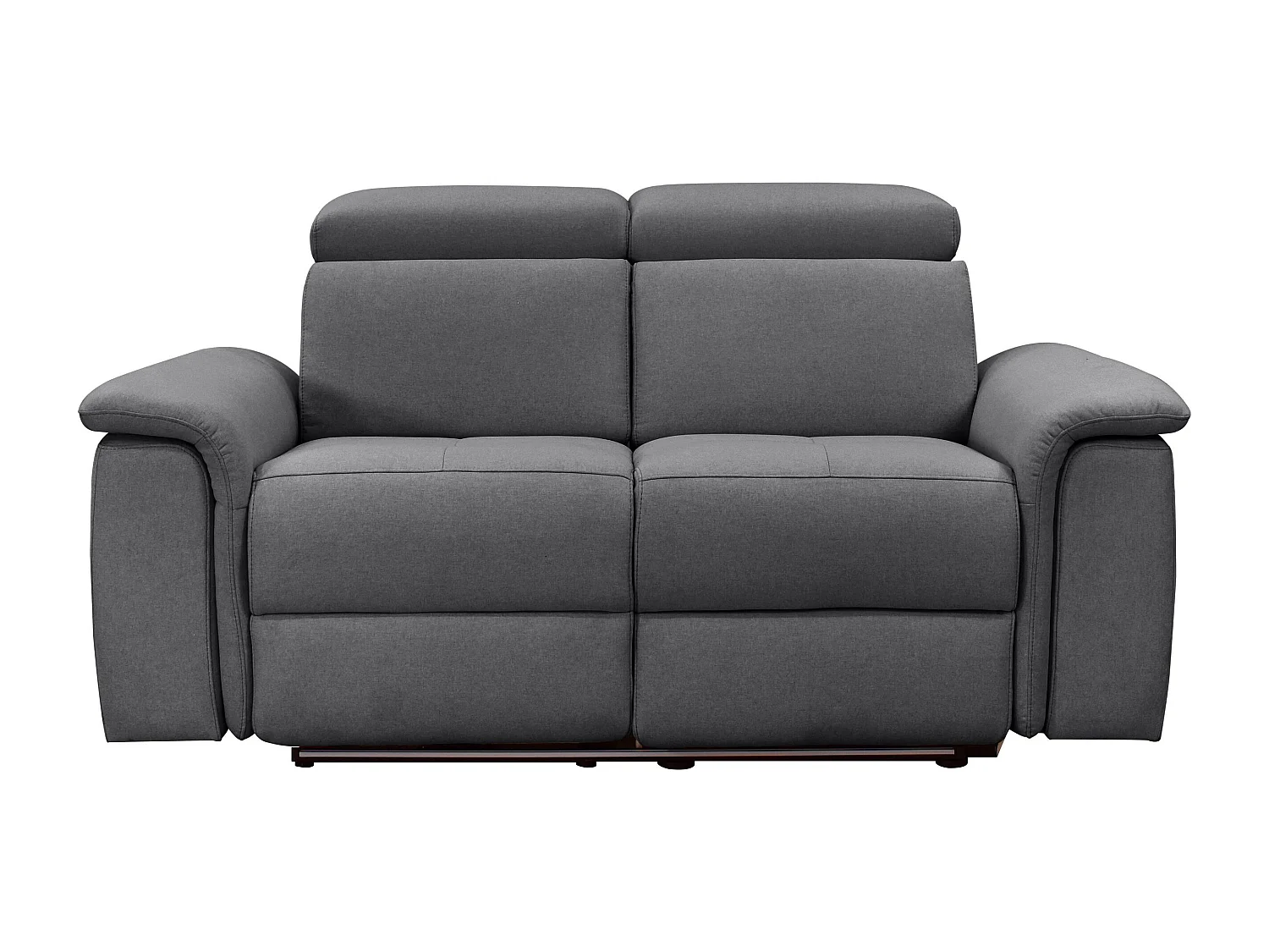 Pareli | Sofa 2 zits met Manuel Relax-functie in stof Antraciet