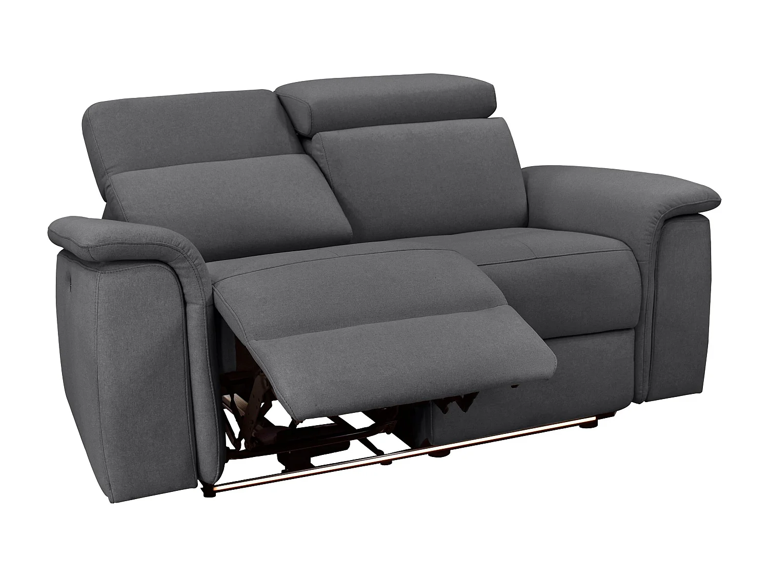 Pareli | Sofa 2 zits met Manuel Relax-functie in stof Antraciet