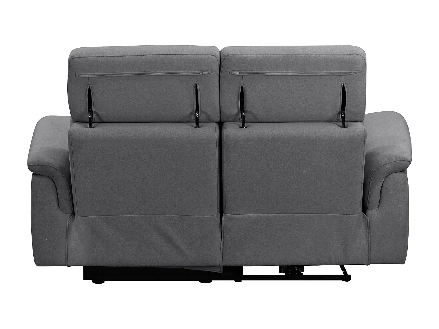 Pareli | Sofa 2 zits met Manuel Relax-functie in stof Antraciet