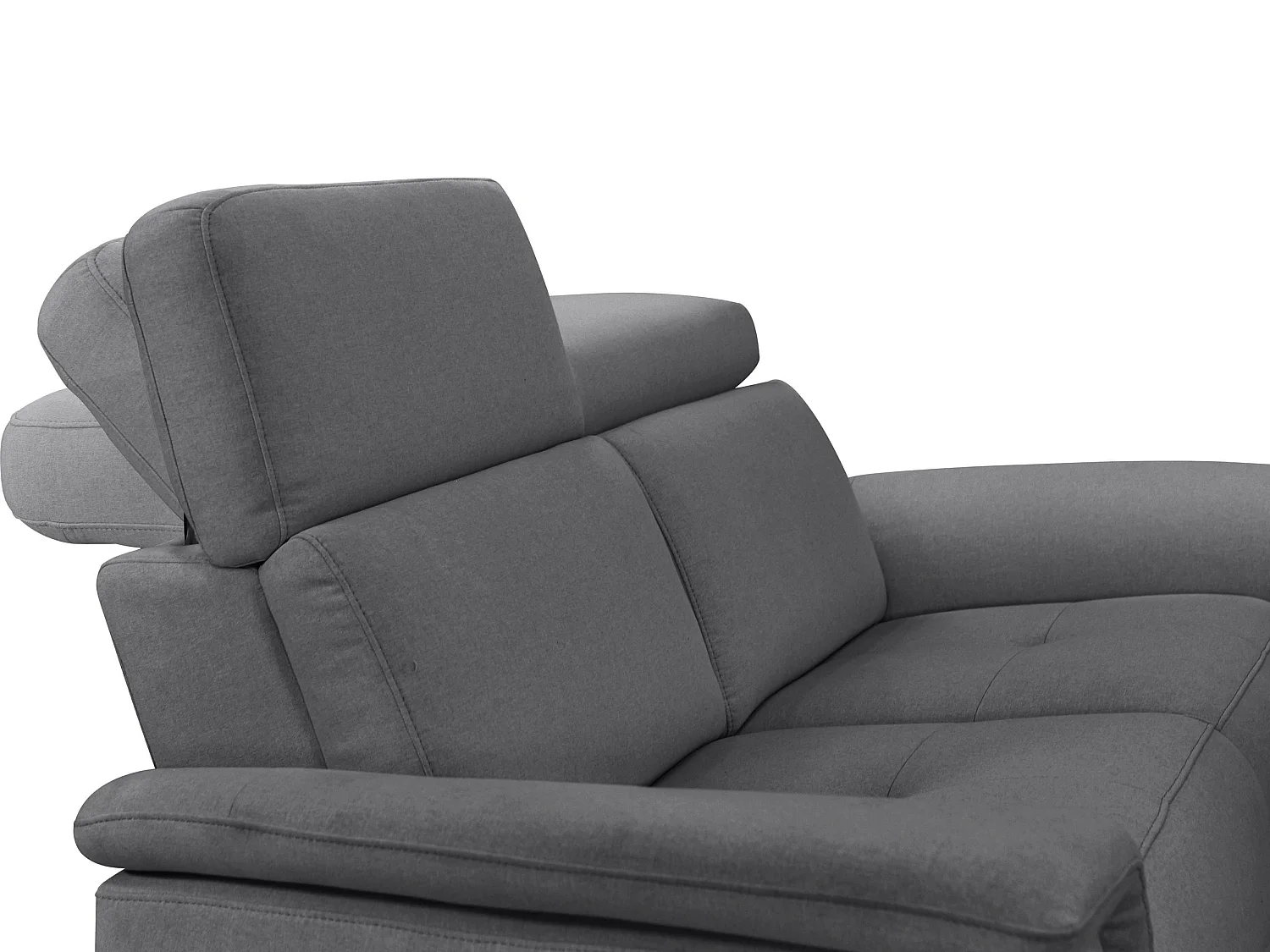 Pareli | Sofa 2 zits met Manuel Relax-functie in stof Antraciet