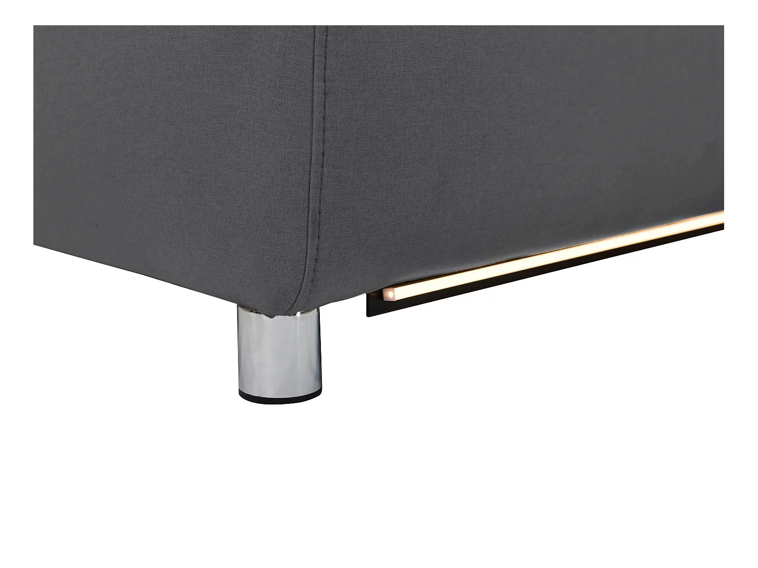 Pareli | Divano 3 posti a destra Manuel Function Tessuto Antracite