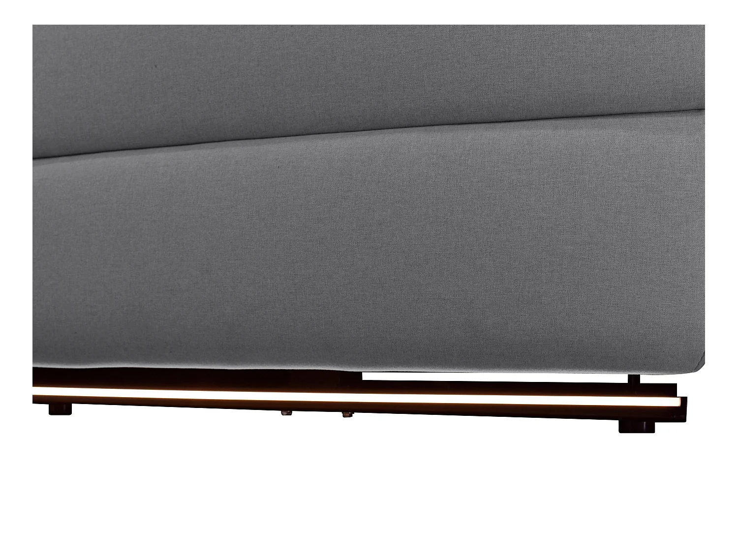 Pareli | Canapé 3 places avec fonction manuel tissu anthracite