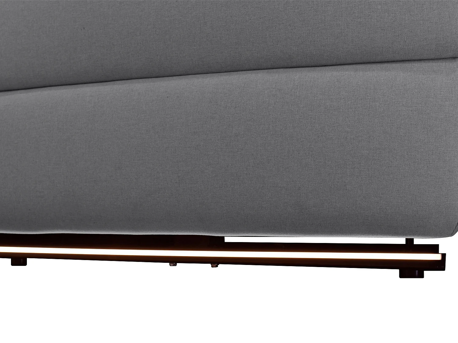 Pareli | Canapé 3 places avec fonction manuel tissu anthracite