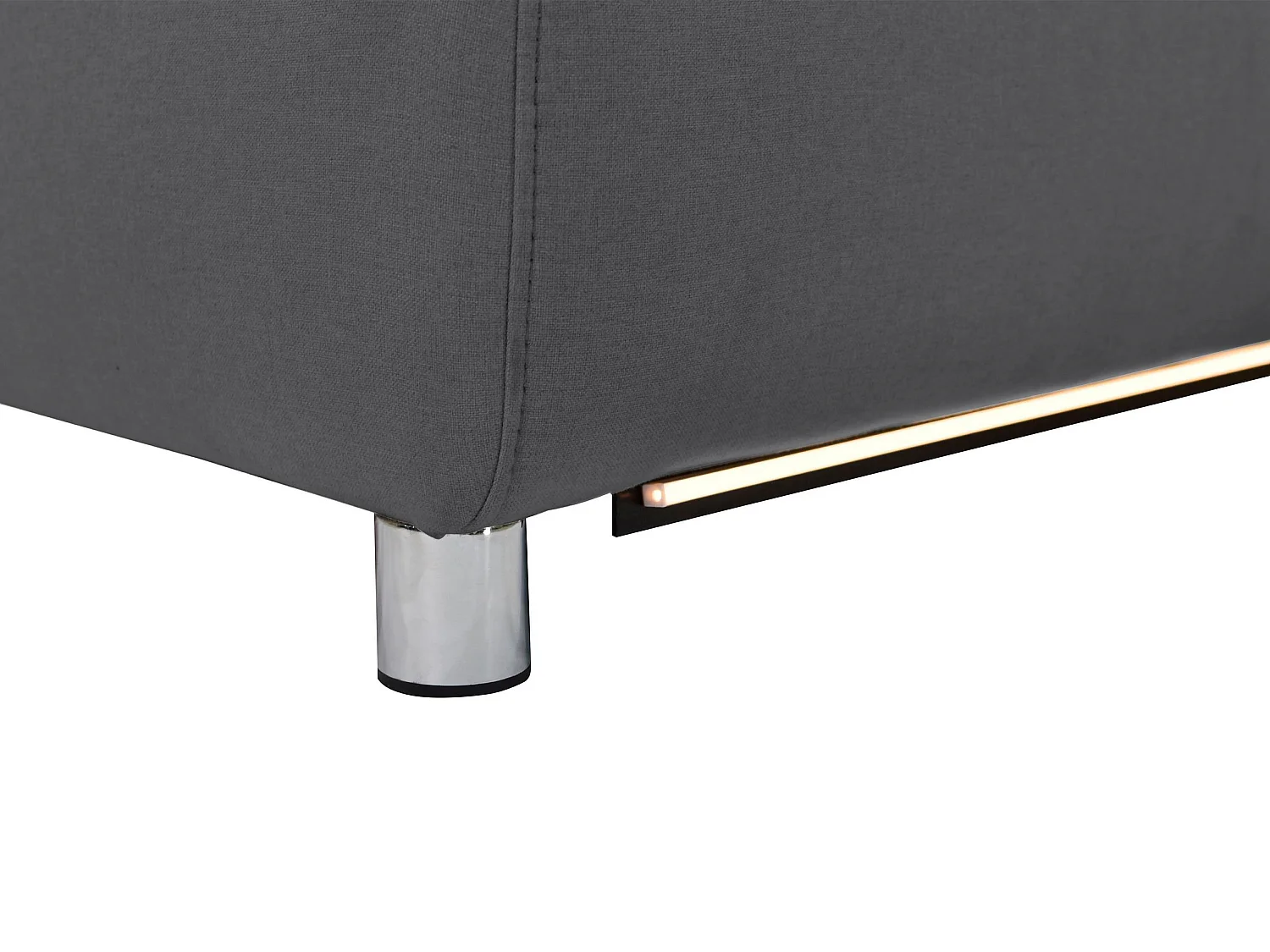 Pareli | Canapé 3 places avec fonction manuel tissu anthracite