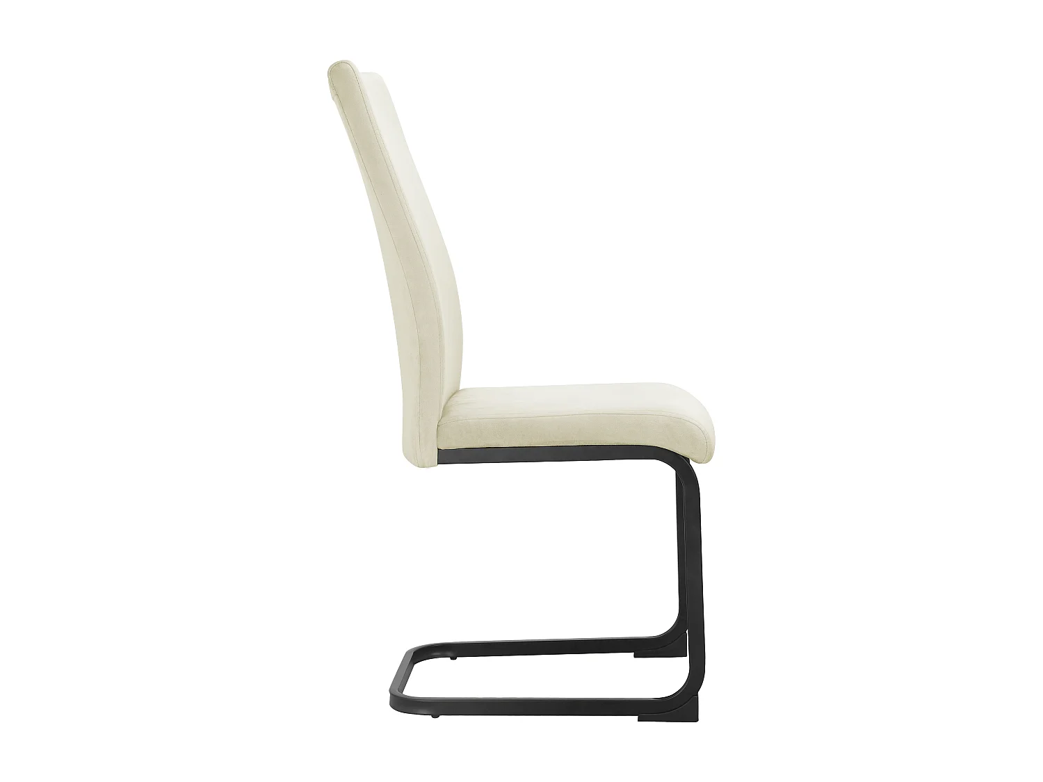 Sia | Lot de 2 chaises en velours crème
