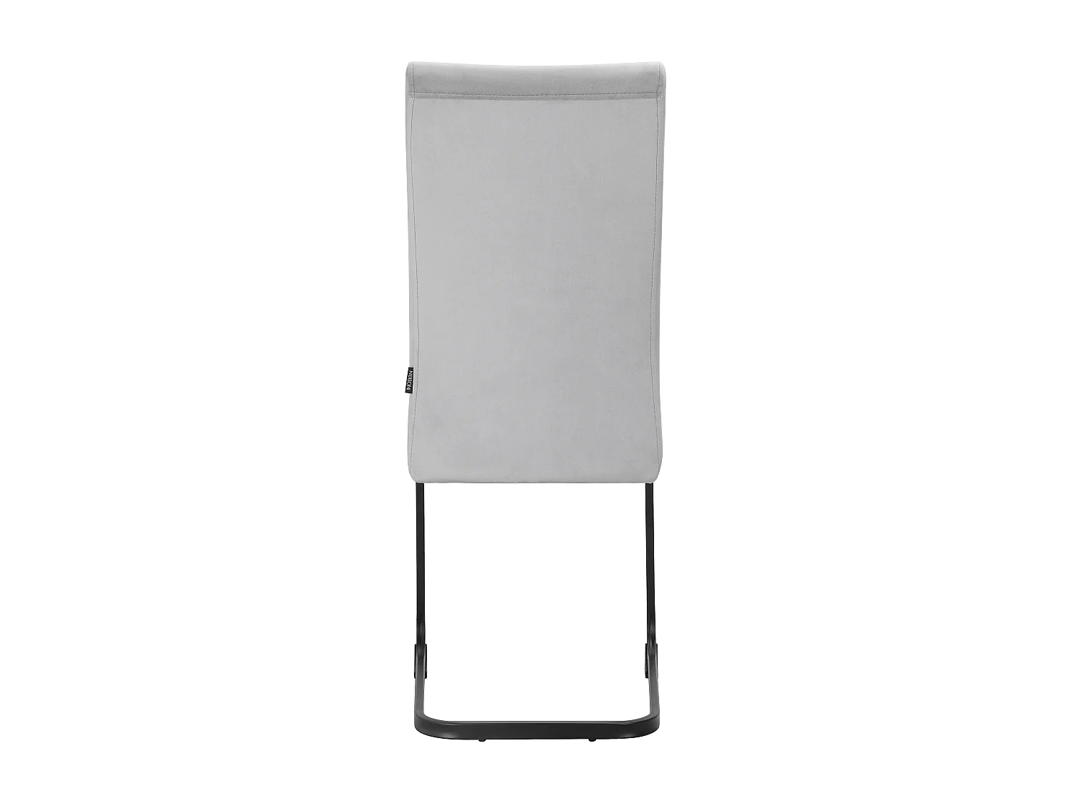 Danny | Ensemble table 100 + 4 chaises en velours gris