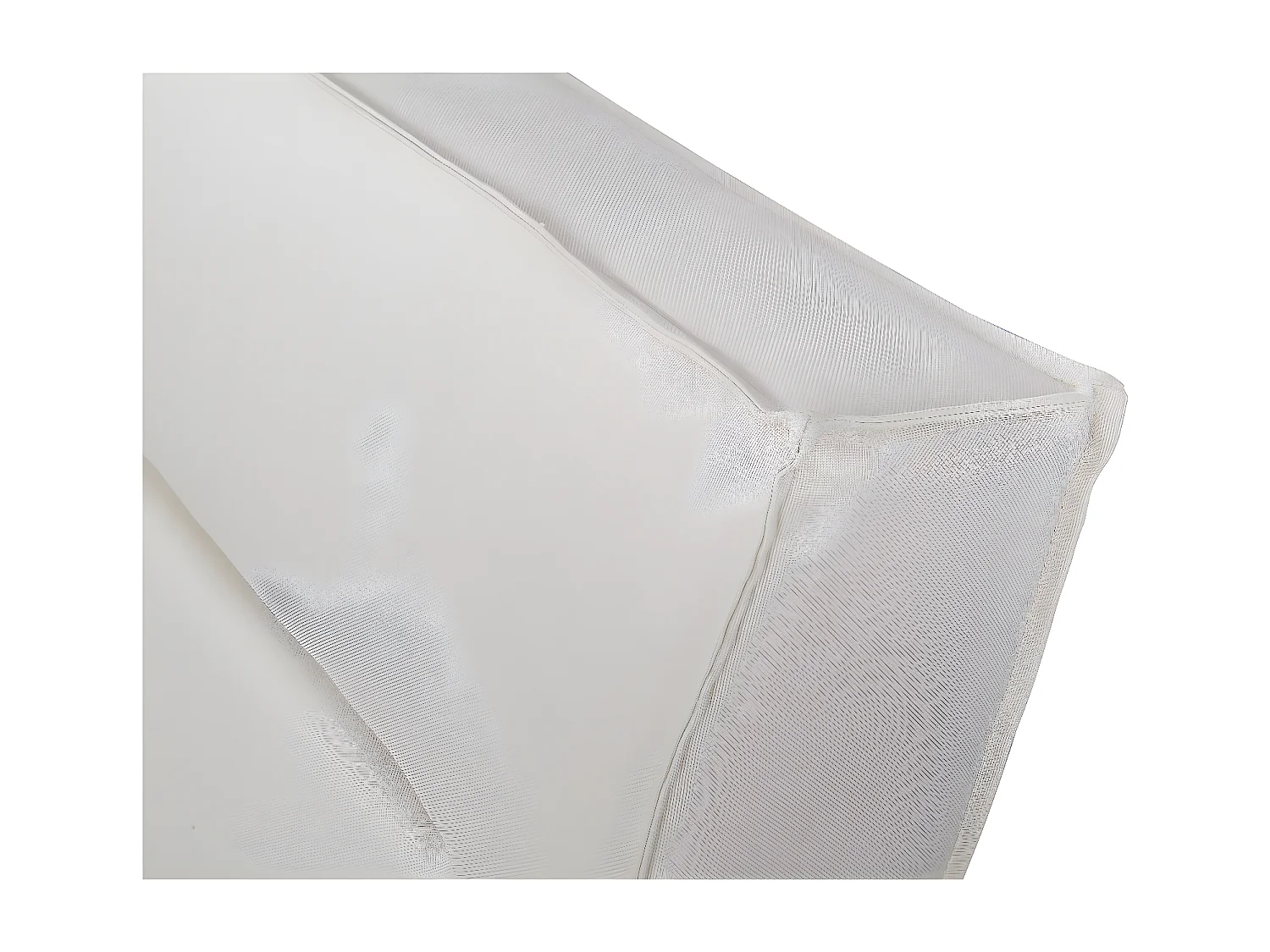 Cama doble de tela de diseño  - 180 x 200 cm - Beis