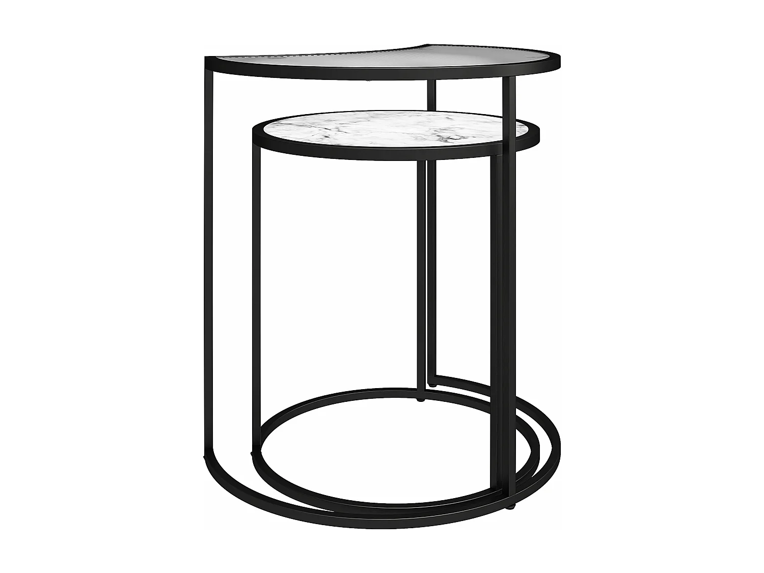 Mesilla de noche con 1 cajón en tablero de partículas nogal