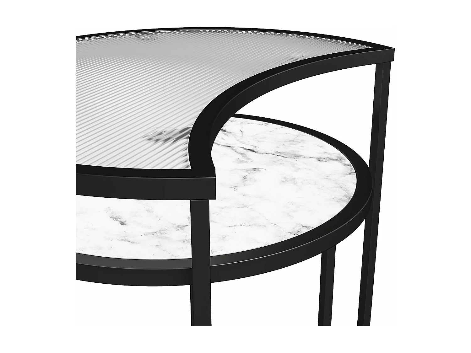 Moon Phases | Table de nuit avec 1 tiroir en aggloméré de bois noyer