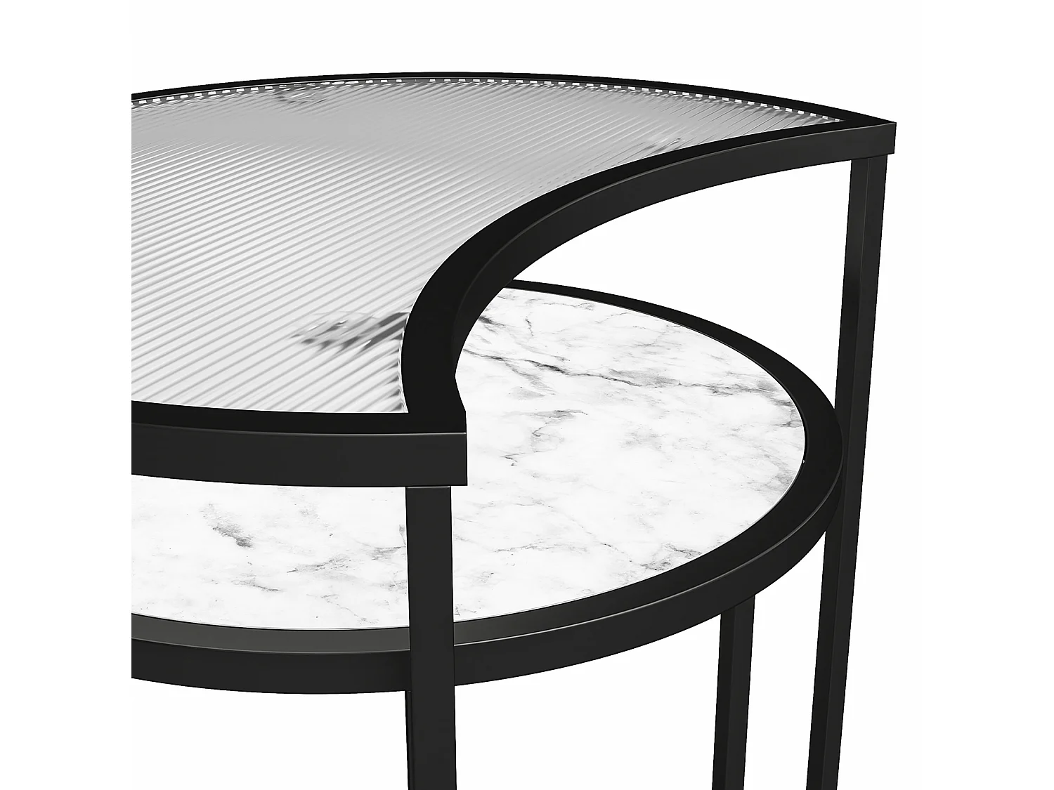 Nachttisch mit 1 Schublade aus Spanplatte Walnuss