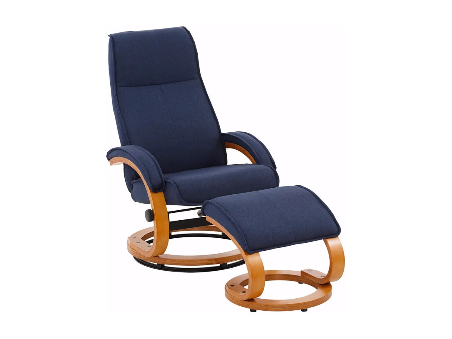 Sdraio + sgabello PARIS Blu scuro