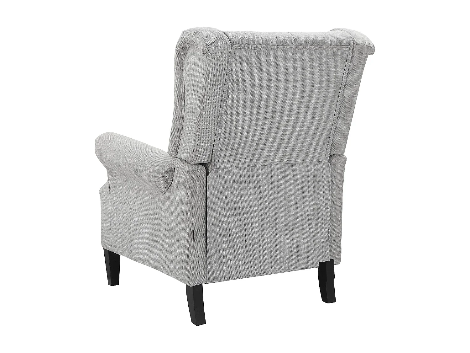 Aura|Fauteuil de relaxation gris clair tissu Belfast
