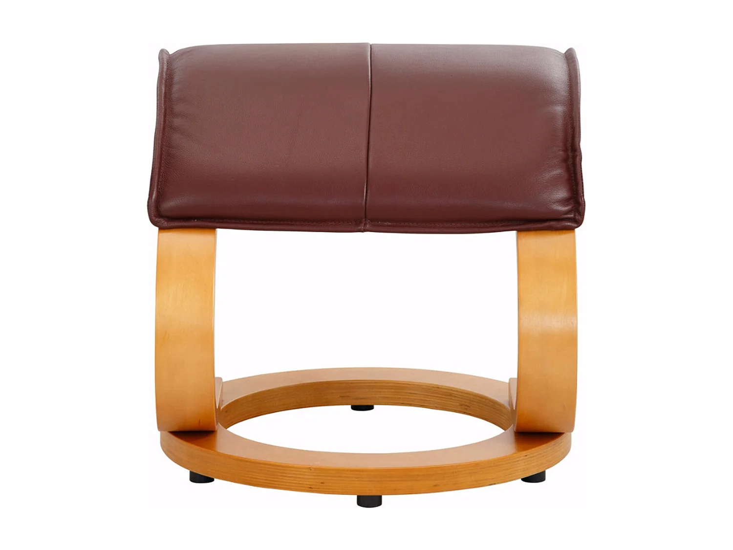 Paris|Fauteuil de relaxation + tabouret rouge
