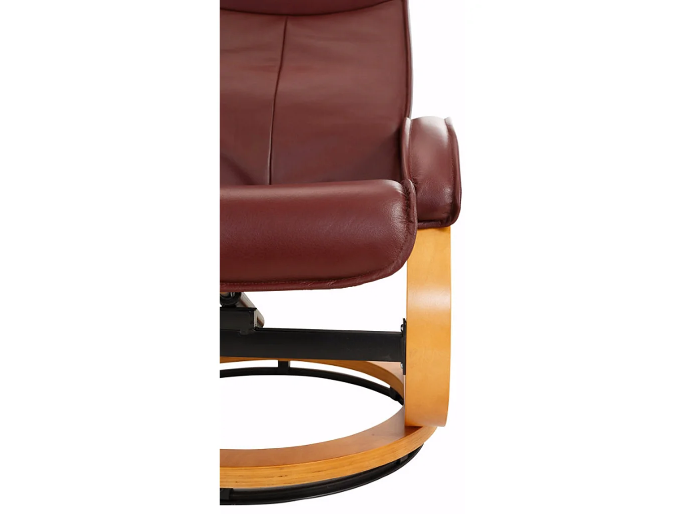 Paris|Fauteuil de relaxation + tabouret rouge