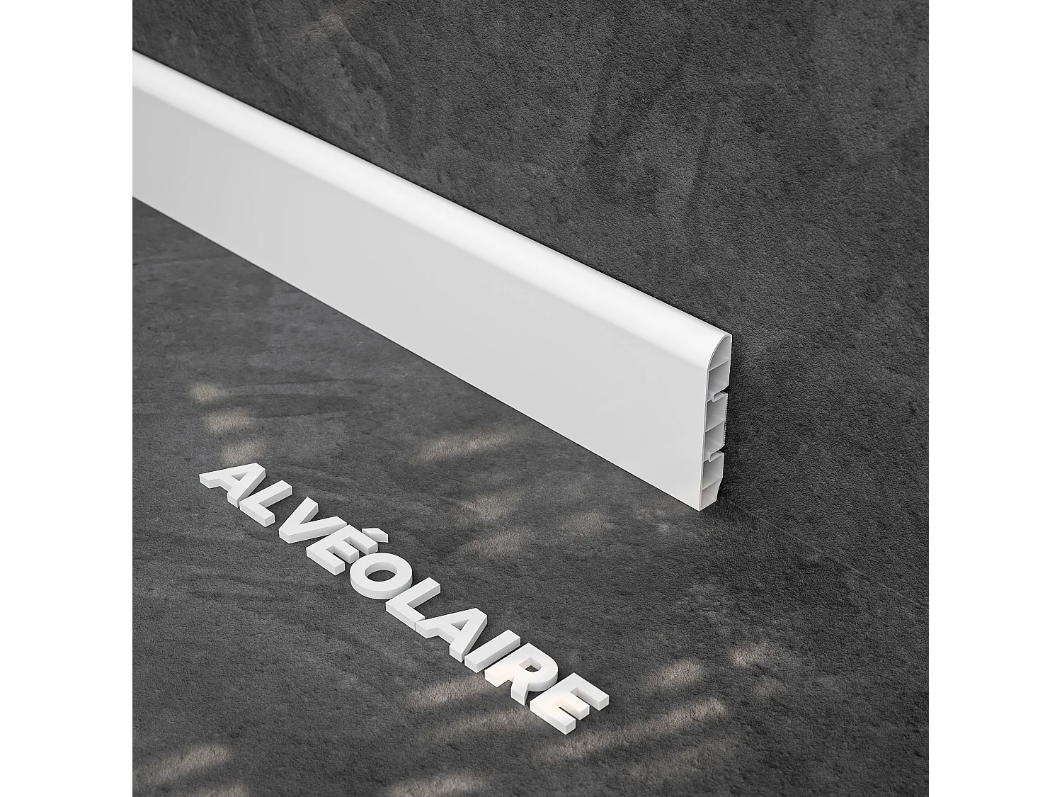 Plinthe Alvéolaire 1.80 m - Blanc