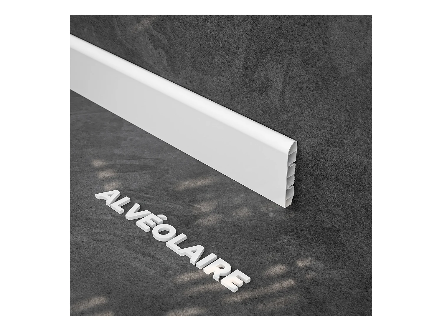 Plinthe Alvéolaire 1.80 m - Blanc